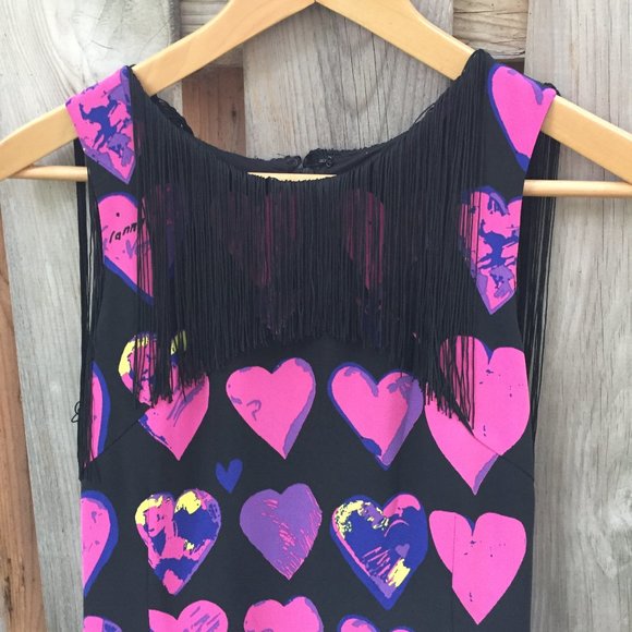 Versace for H&M black flapper heart silk dress - 6 - Picture 2 of 8